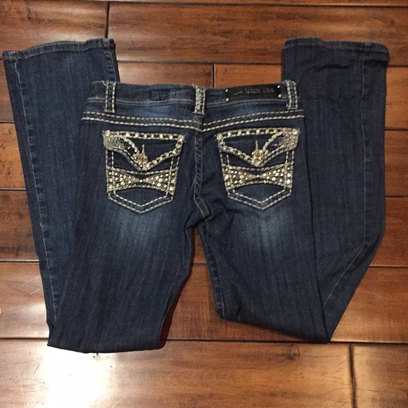 LA Idol jeans size 5 bootcut. - Picture 2 of 4